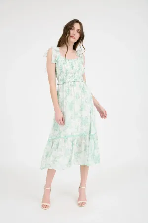 Blossom Breeze Midi Dress