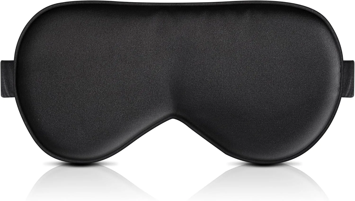 BOKOR Adjustable Silk Sleep Mask - FSA/HSA Eligible Eye Mask for Sleep, Mulberry Silk Luxury Eye Cover, 100% Light-Blocking, Improve Sleep, with Travel Bag & Gift Package, Ideal Birthday Gift - Black