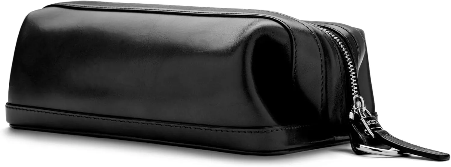 Bosca Men's Old Leather Collection - 10" Zipper Utilikit