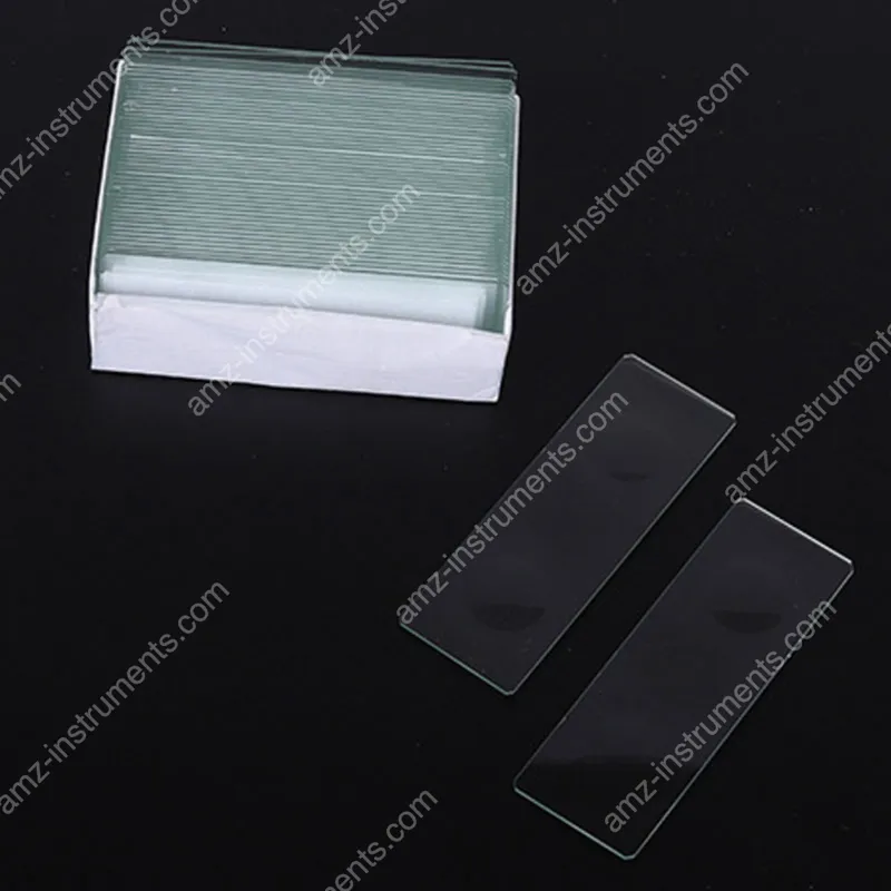 BP-7104 Double concave Cavity microscope slides with ground edge