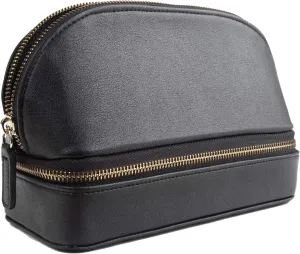 Brouk and Co. Duo Travel Organizer for Cosmetics and Jewelry, Black