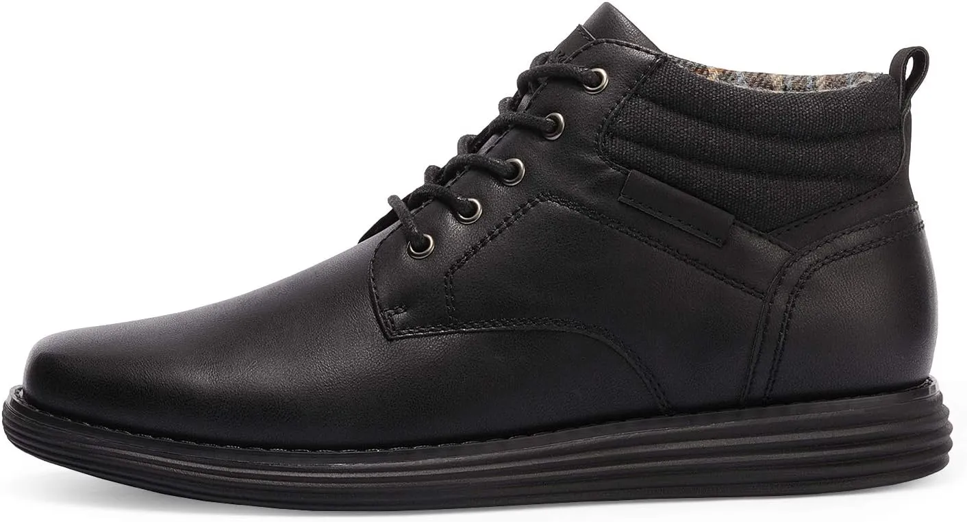 Bruno Marc Men's Mid Top Chukka Sneaker Lace Up Dress Boot