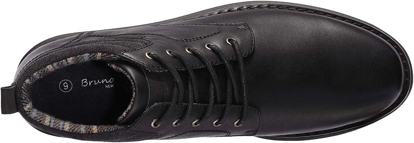 Bruno Marc Men's Mid Top Chukka Sneaker Lace Up Dress Boot