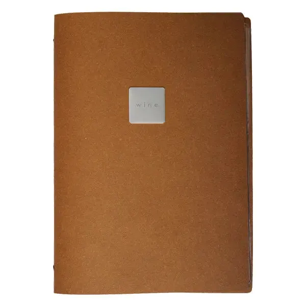 Brushed metal Menu or Wine Badge
