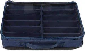 Bukere Sunglasses Organizer Case for Multiple Pairs, 7-12 Slots Adjustable Glasses Box Women Men, Travel Eyeglasses Storage