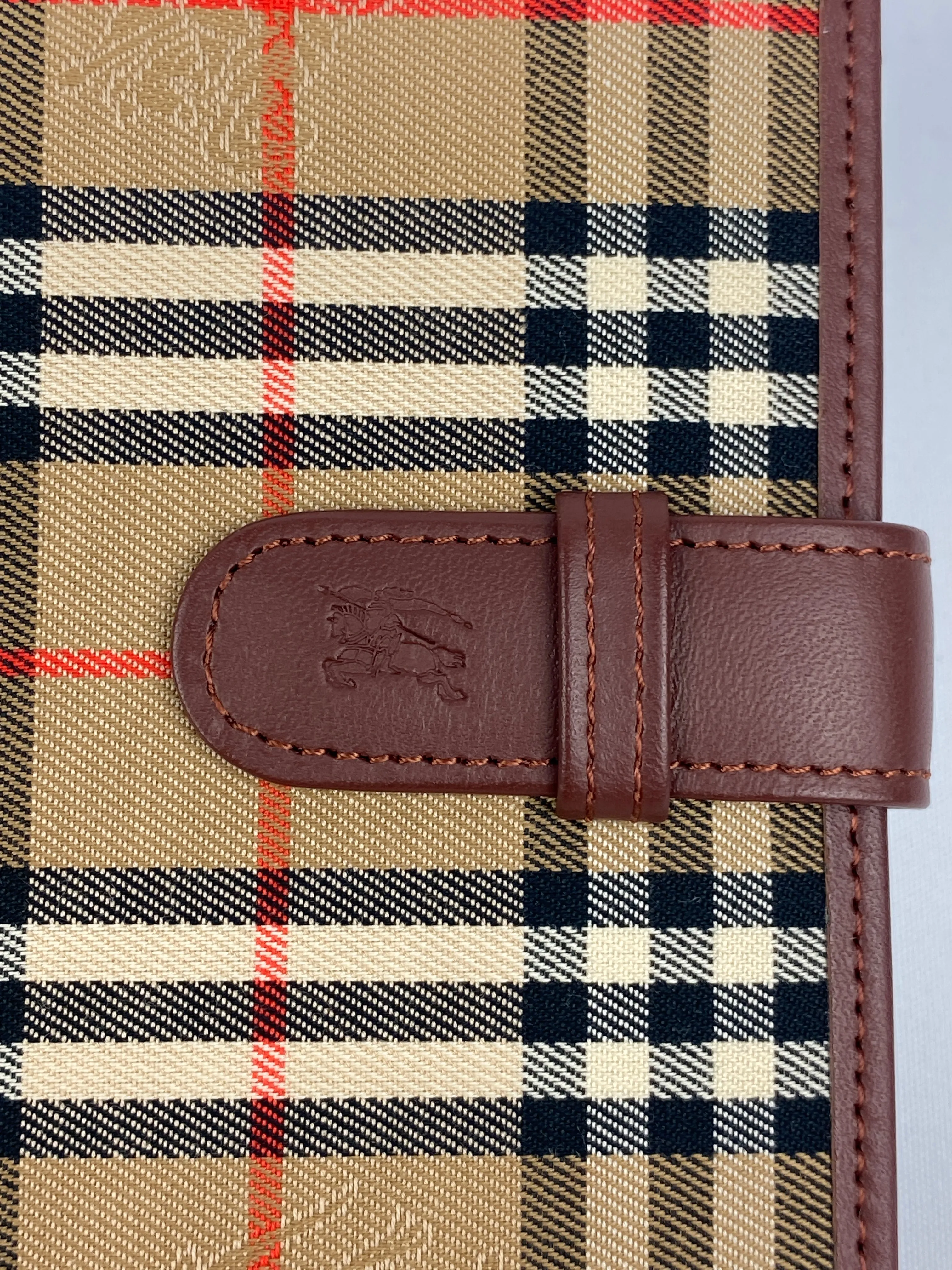BURBERRY - NOVA CHECK SMALL AGENDA NOTEBOOK COVER - NEW