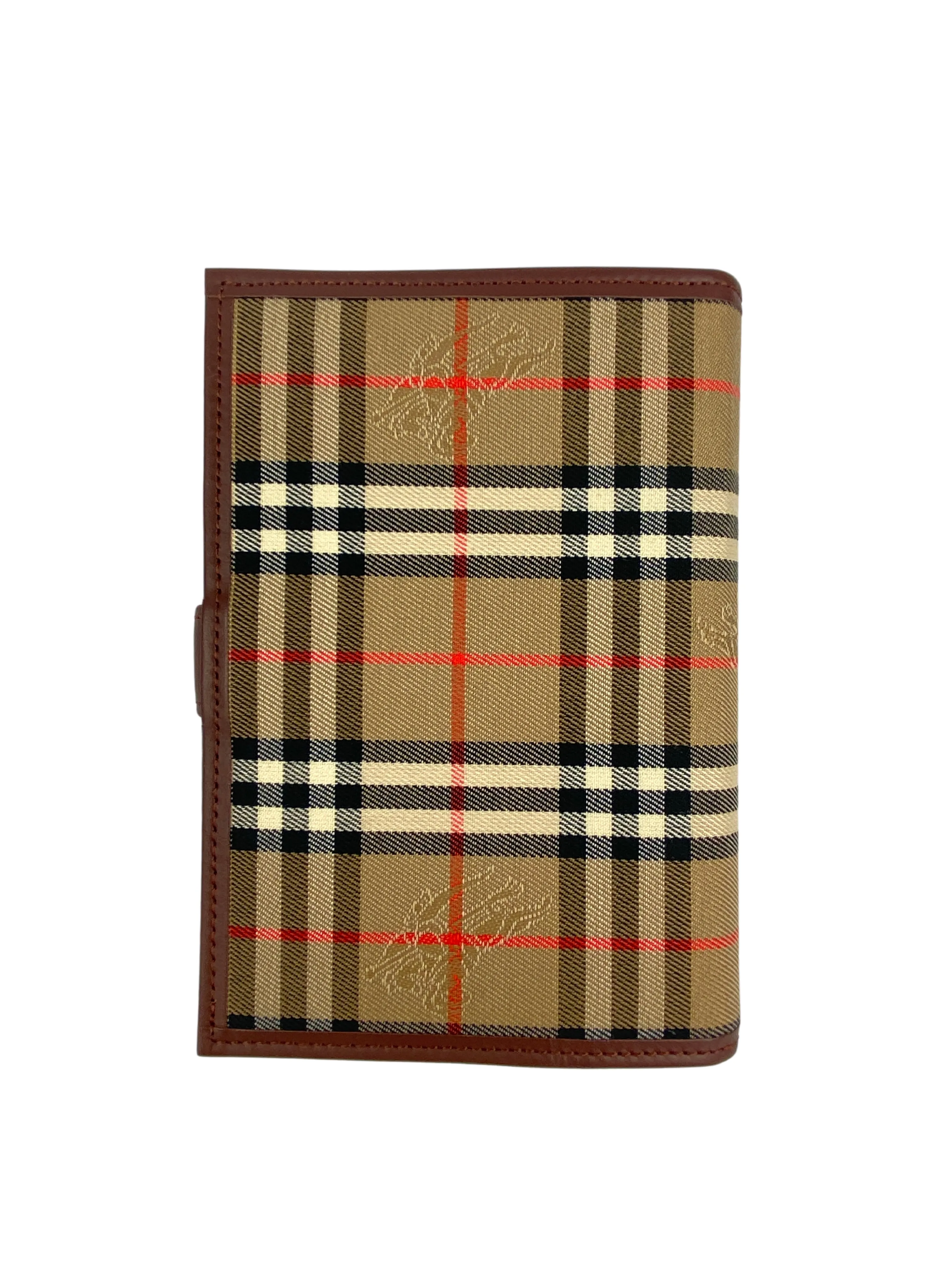 BURBERRY - NOVA CHECK SMALL AGENDA NOTEBOOK COVER - NEW