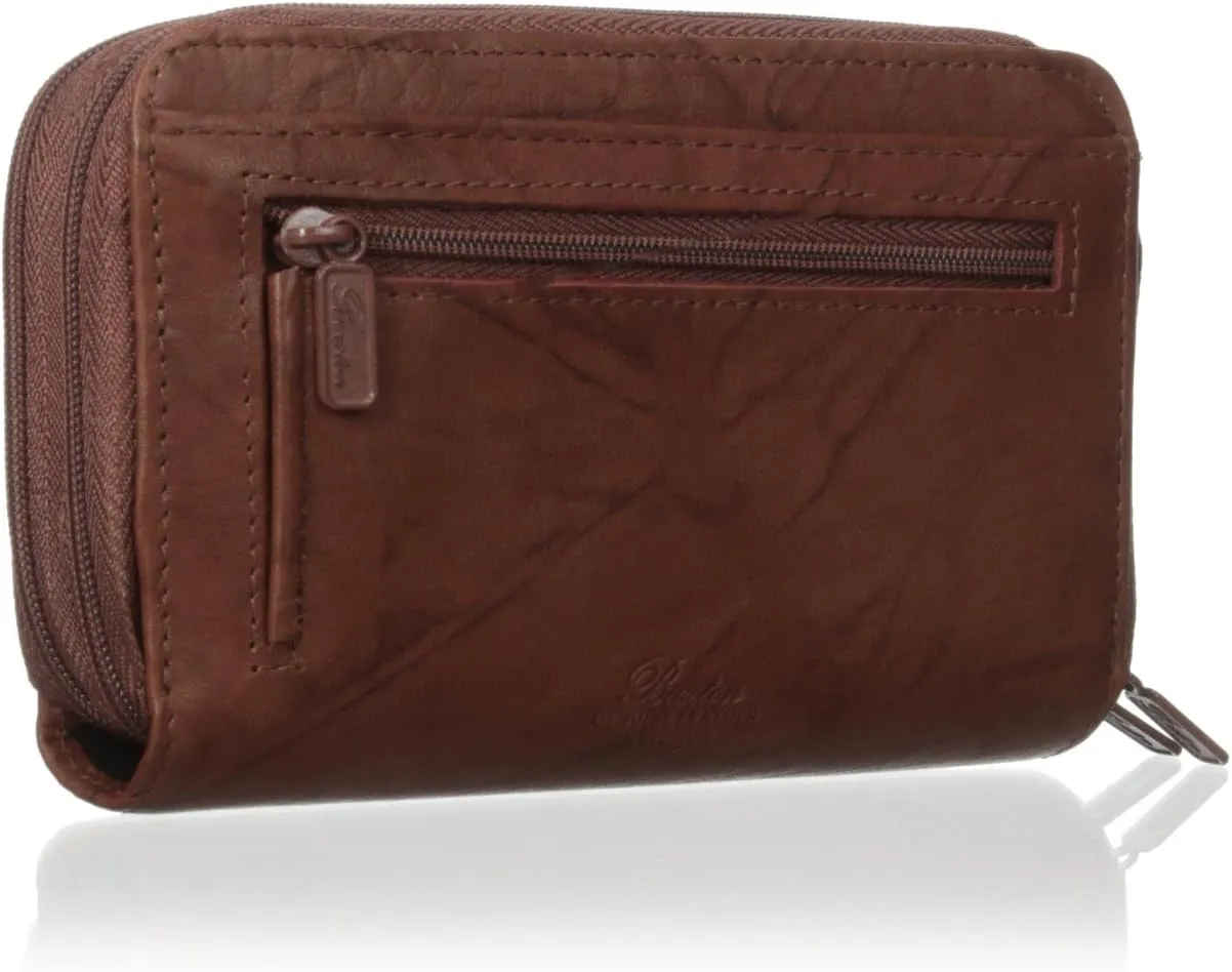 Buxton Heiress Double-Zip Organizer Wallet