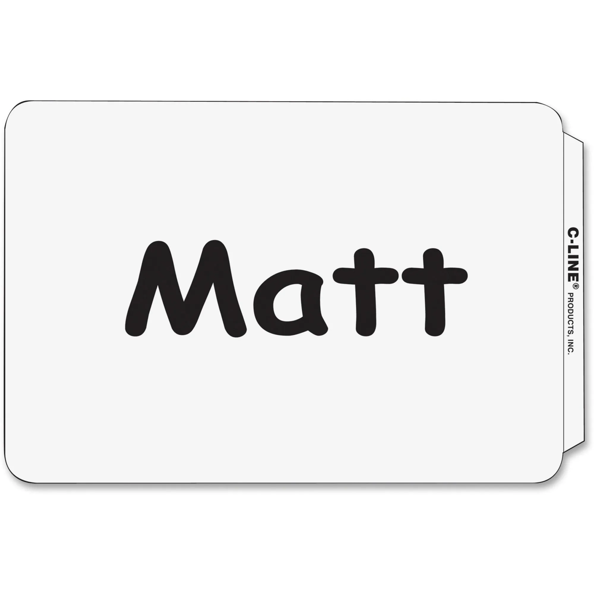 C-Line Self-Adhesive Name Tags