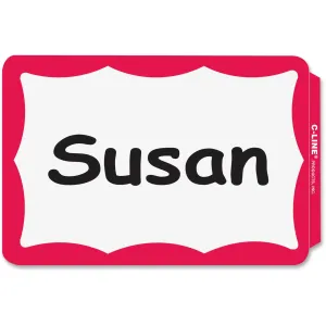 C-Line Self-Adhesive Name Tags