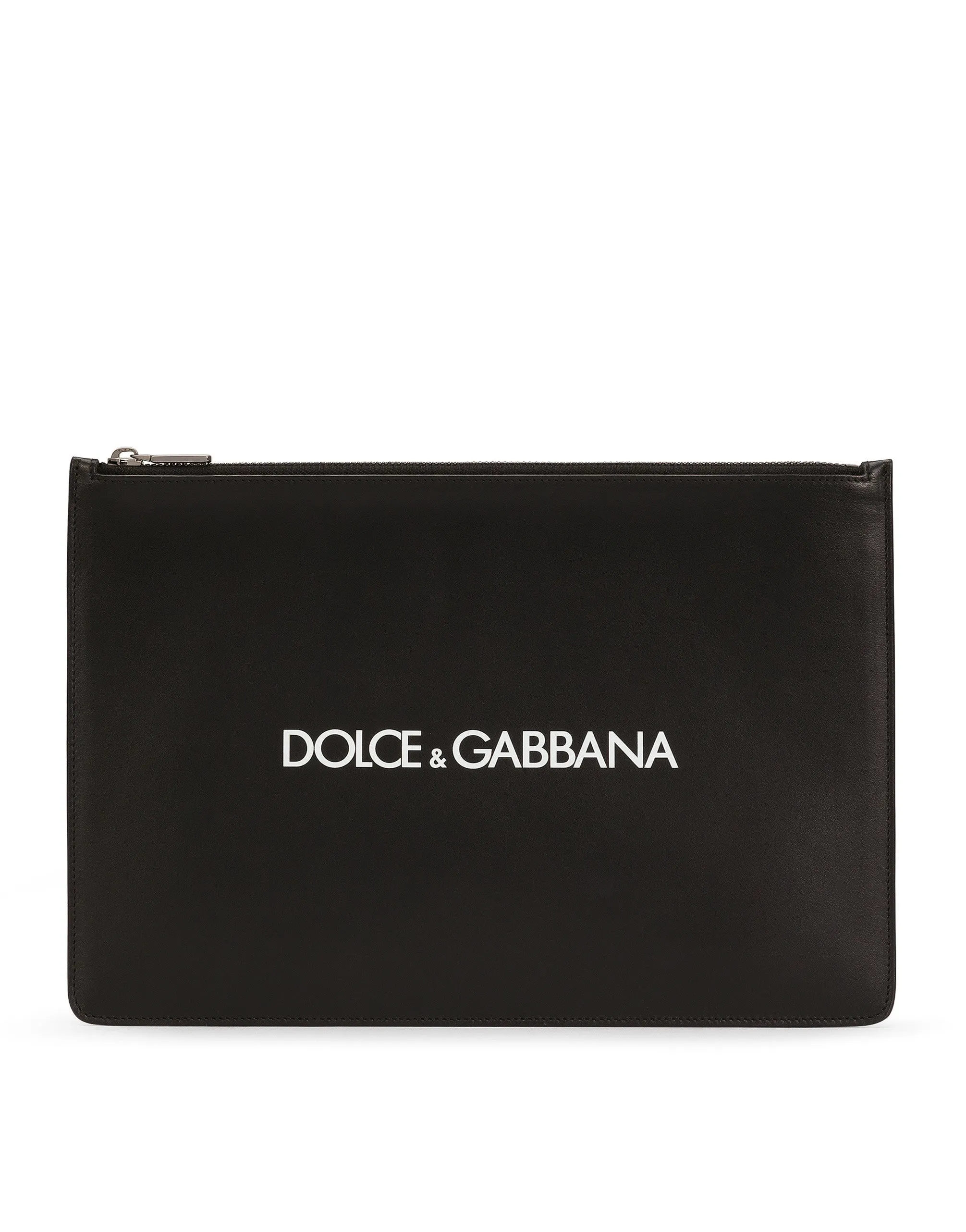 Calfskin document holder with printed logo