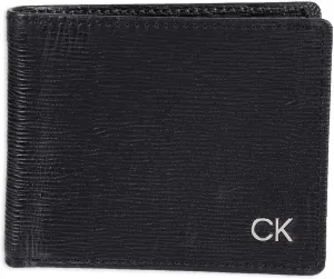 Calvin Klein Men's RFID Leather Minimalist Bifold Wallet with Multiple Card Slots and ID Window