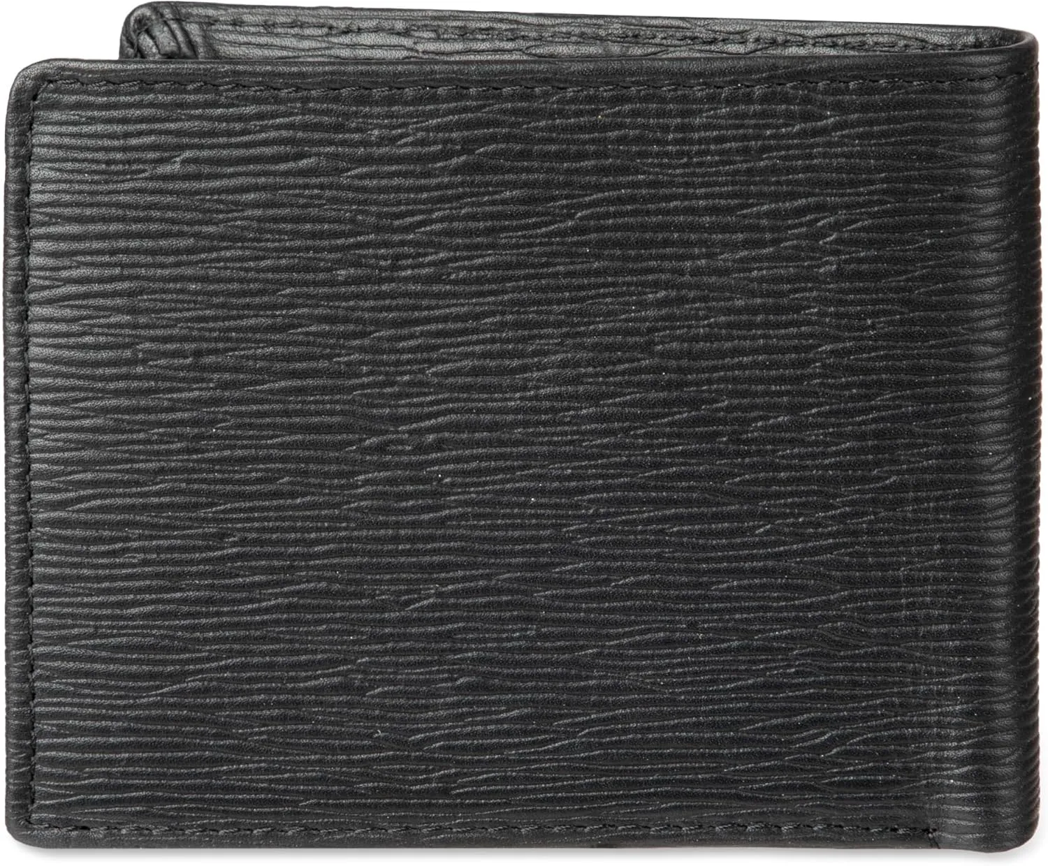 Calvin Klein Men's RFID Leather Minimalist Bifold Wallet with Multiple Card Slots and ID Window