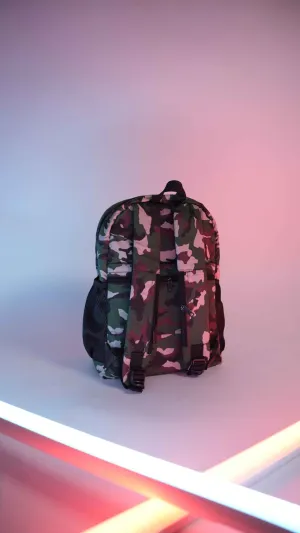 Camouflage 2 Separate Laptop Section Backpack S11 // Water Resistant