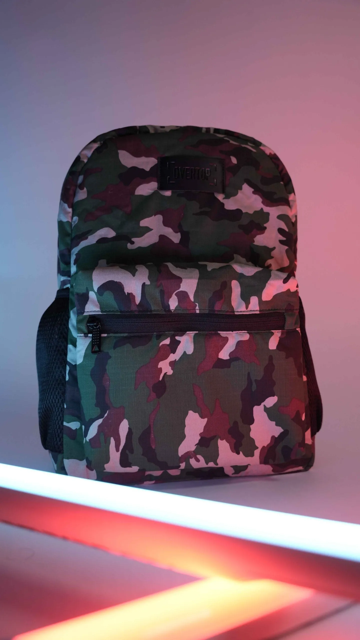 Camouflage 2 Separate Laptop Section Backpack S11 // Water Resistant