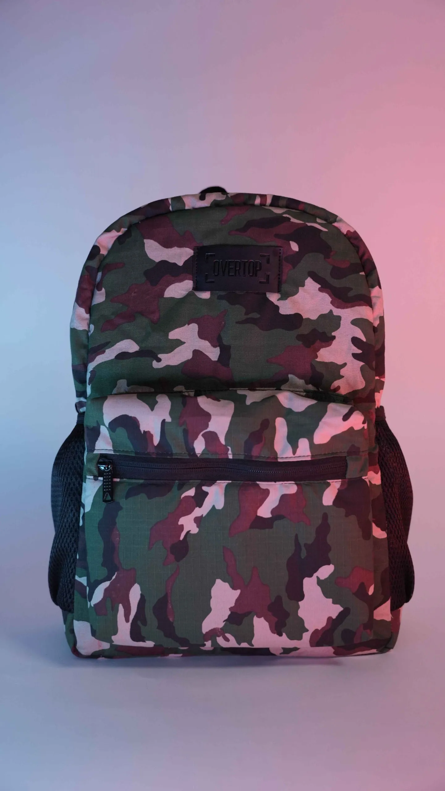 Camouflage 2 Separate Laptop Section Backpack S11 // Water Resistant
