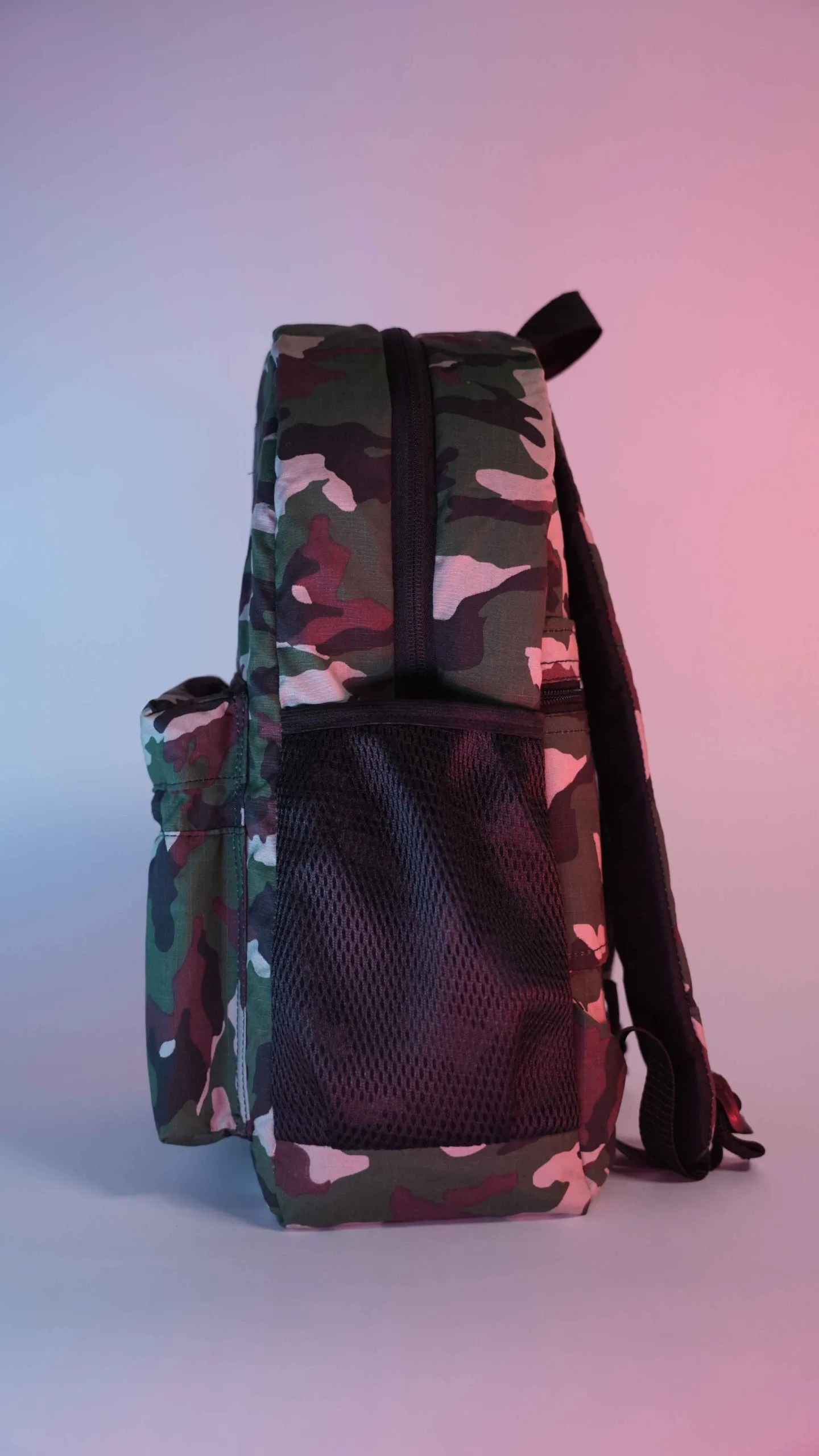 Camouflage 2 Separate Laptop Section Backpack S11 // Water Resistant