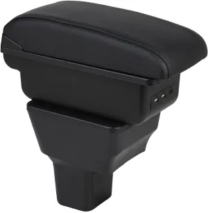 Car Armrest Box for Nissan Kicks 2016-2021 Center Console Storage Arm Rest Organizer Automotive Armrests (Black Line)