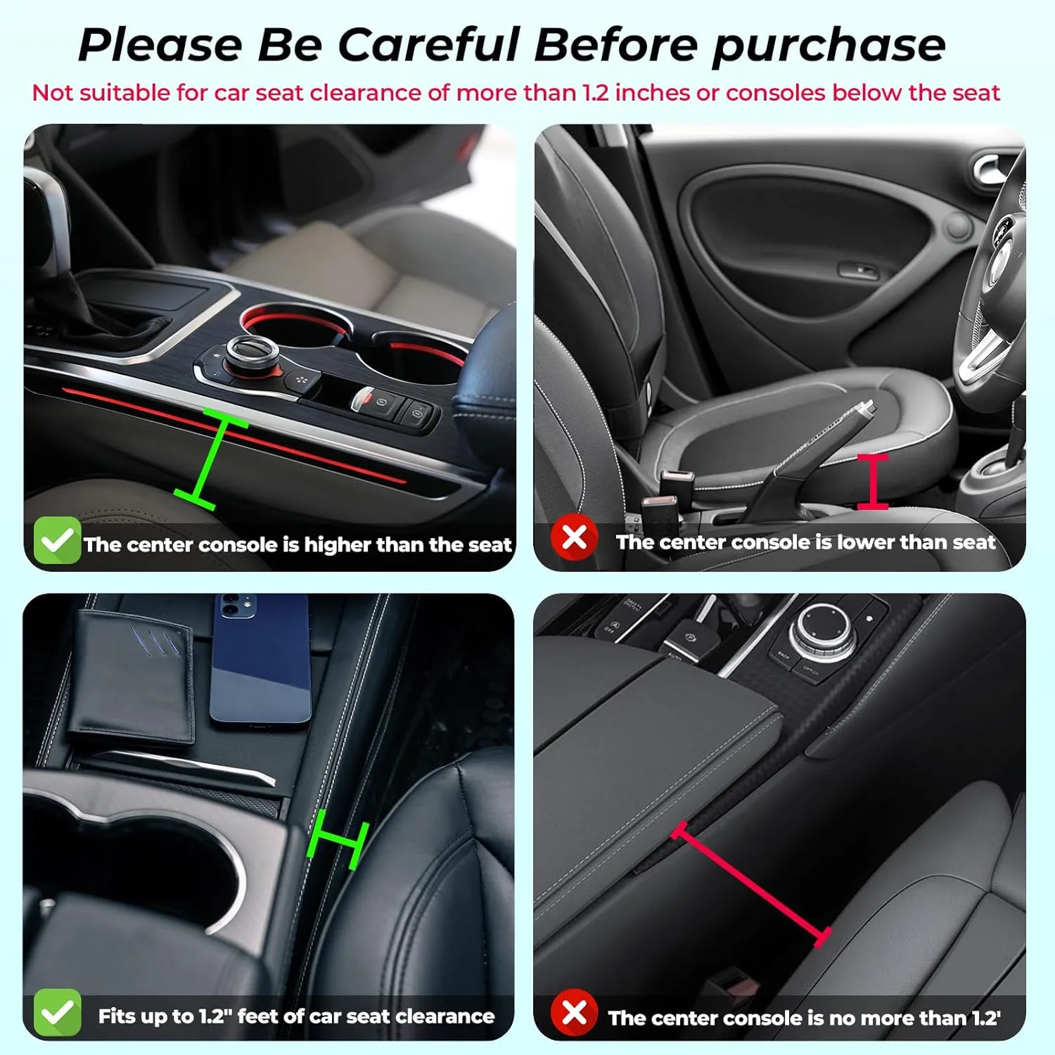 Car Seat Gap Filler Organizer, Car Organizer, Gap Storage Box with Cup Holders for Drink, Car Leather Cup Holder Gap Bag Front Seat for Holding Phone, Sunglasses,Keys（White Passenger Seat