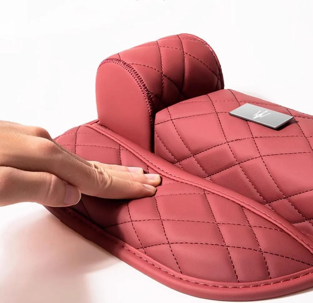 Car Seat Storage Box for Maserati Ghibli President Gregory Levante Grecale Series Car Seat Gap Organizer Seat Side Bag Reserved Charging Cable Hole Car Accessories,Brown-B