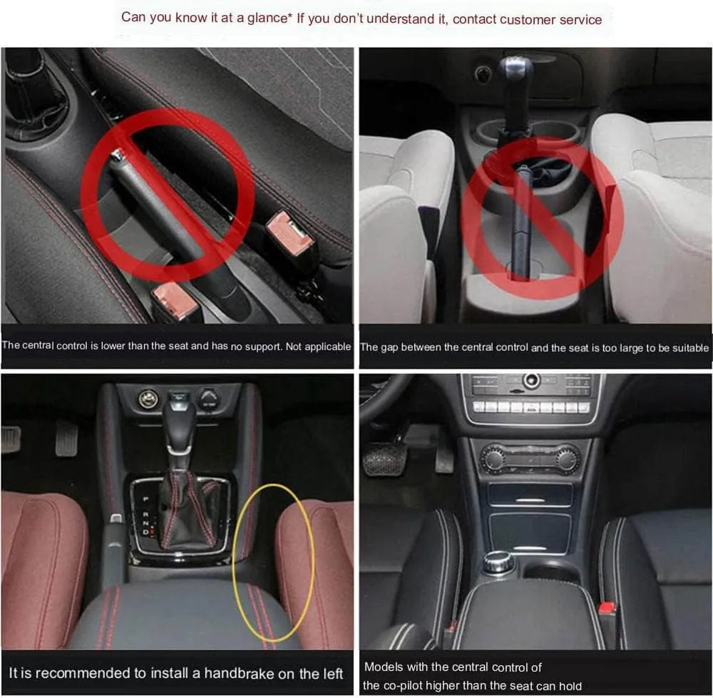 Car Seat Storage Box for Peugeot 2008/3008/4008/5008 Series Car Seat Gap Organizer Seat Side Bag Reserved Charging Cable Hole Car Accessories, Two Pieces-Brown