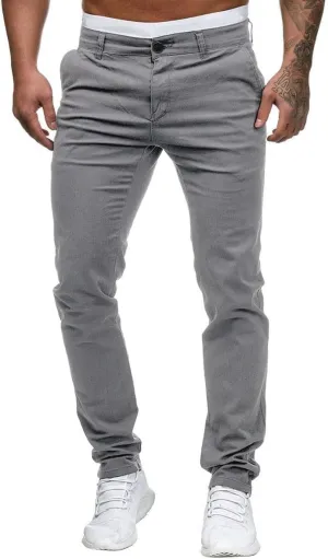 Cargo Pants for Men Pants Solid Color Track Cuff Lace up Workout Pants with Pocket Athletic Loose Fit