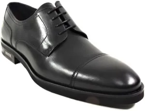 CASADEI Men's Black Leather Comfort Oxford Dress Shoes