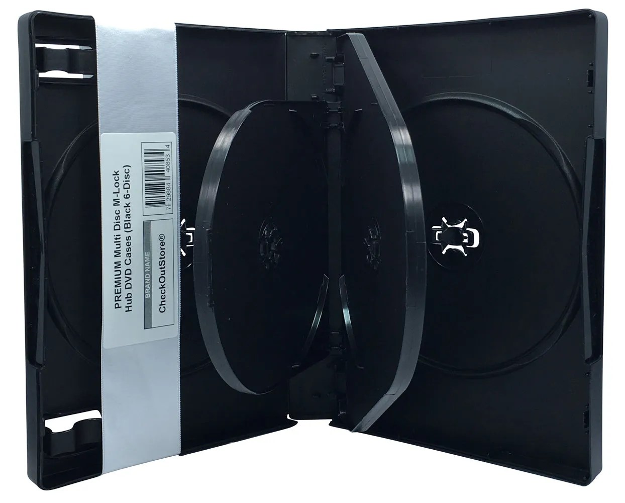 CheckOutStore Premium Multi Disc with Patented M-Lock Hub DVD Cases