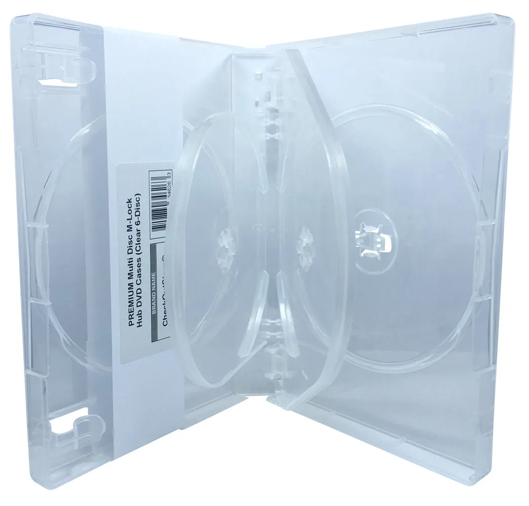 CheckOutStore Premium Multi Disc with Patented M-Lock Hub DVD Cases