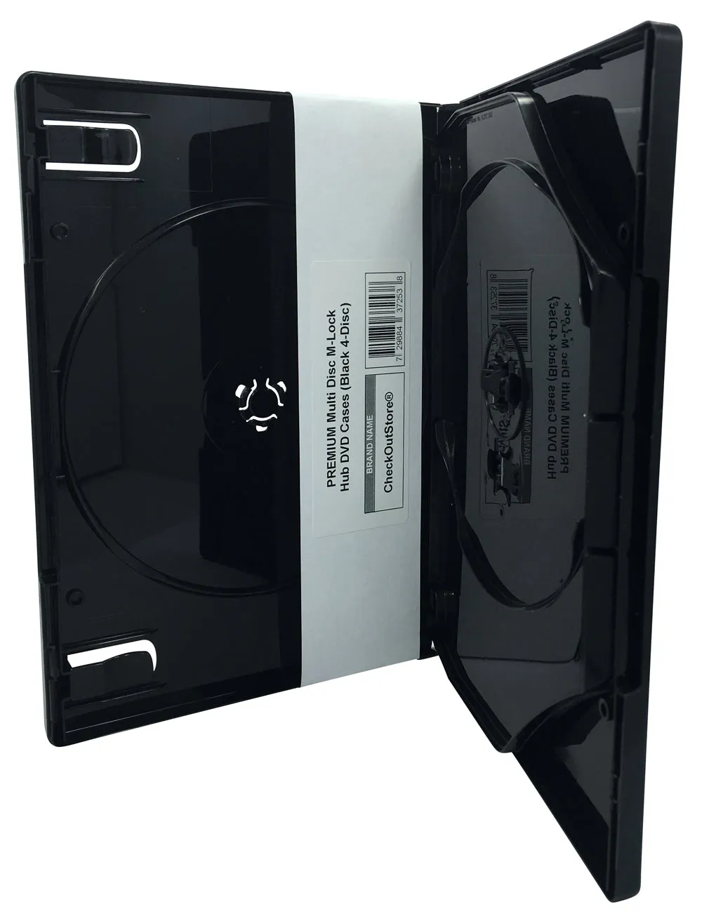 CheckOutStore Premium Multi Disc with Patented M-Lock Hub DVD Cases