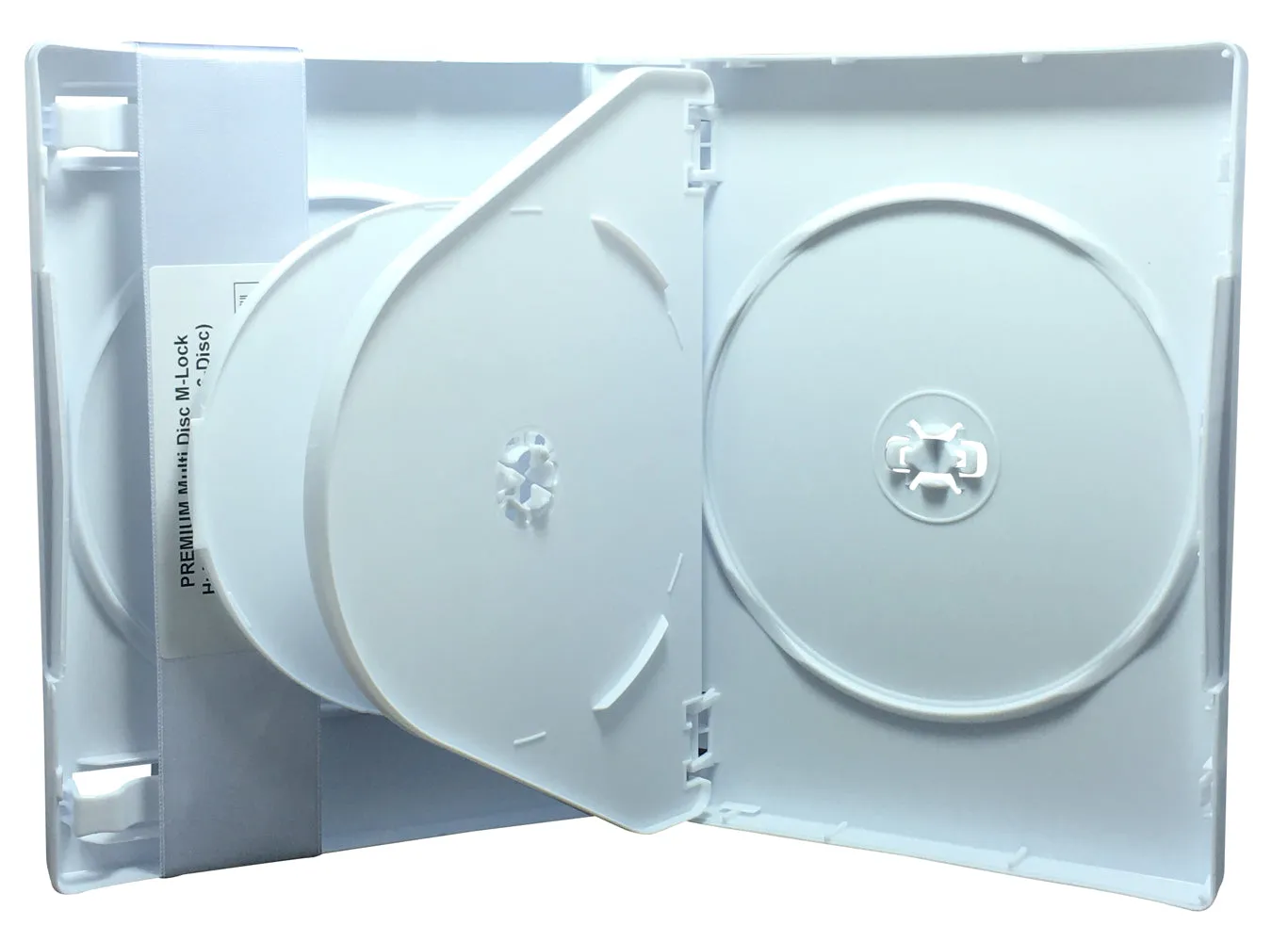 CheckOutStore Premium Multi Disc with Patented M-Lock Hub DVD Cases