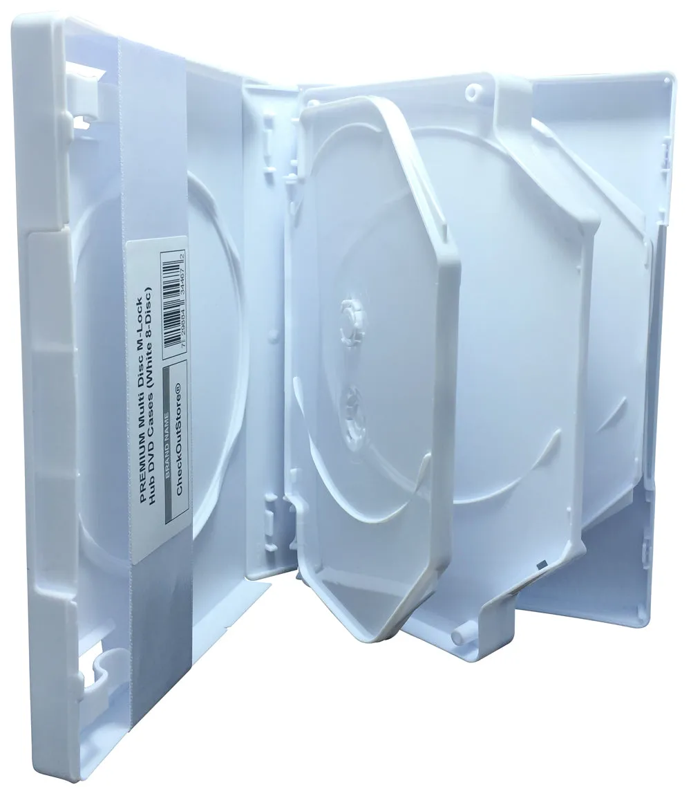 CheckOutStore Premium Multi Disc with Patented M-Lock Hub DVD Cases