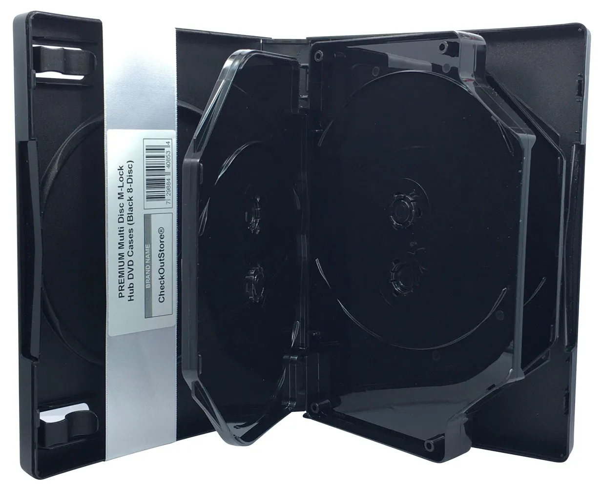 CheckOutStore Premium Multi Disc with Patented M-Lock Hub DVD Cases