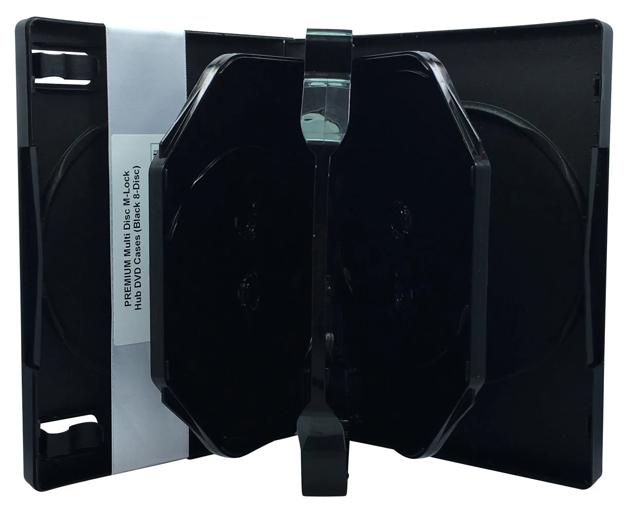 CheckOutStore Premium Multi Disc with Patented M-Lock Hub DVD Cases