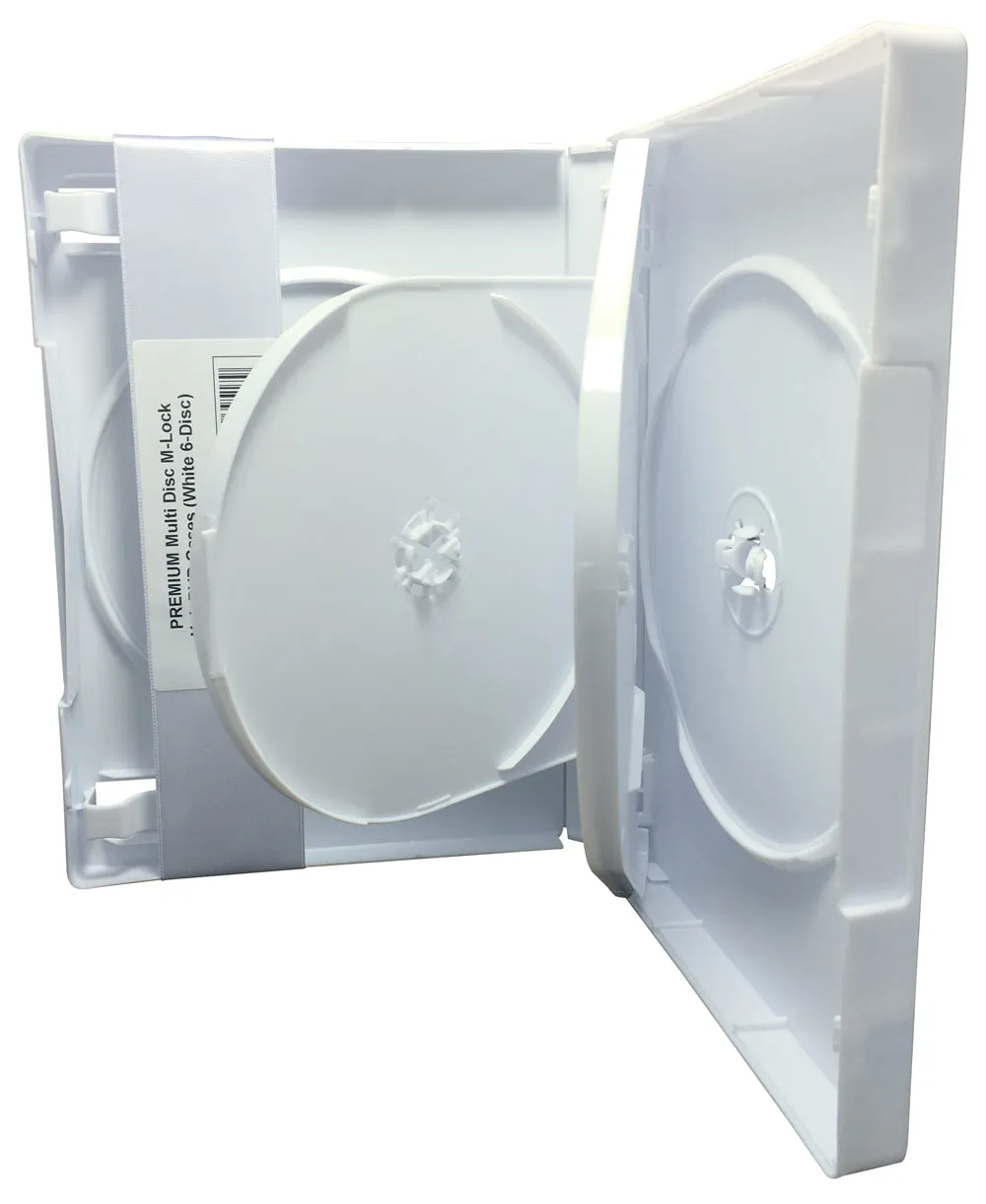 CheckOutStore Premium Multi Disc with Patented M-Lock Hub DVD Cases