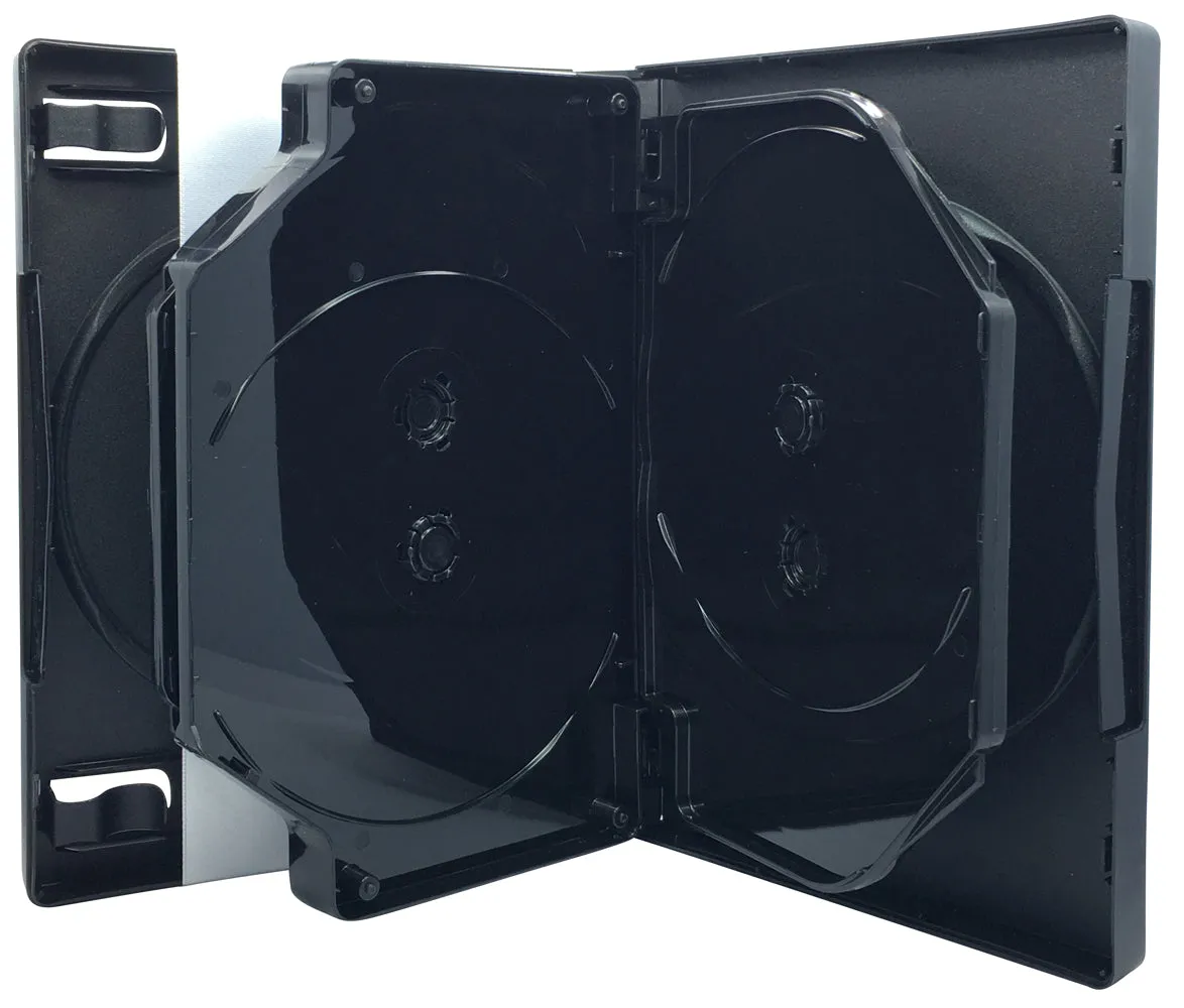 CheckOutStore Premium Multi Disc with Patented M-Lock Hub DVD Cases