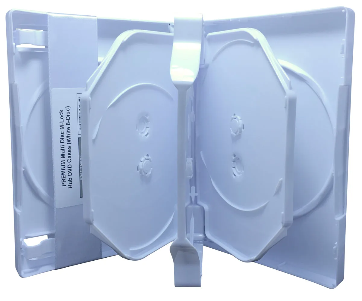 CheckOutStore Premium Multi Disc with Patented M-Lock Hub DVD Cases