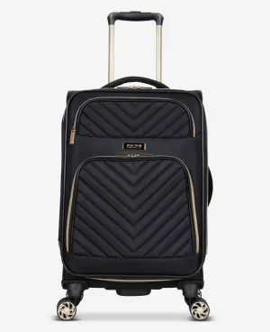 Chelsea 20-Inch Carry-On Chevron Quilted Expandable Suitcase