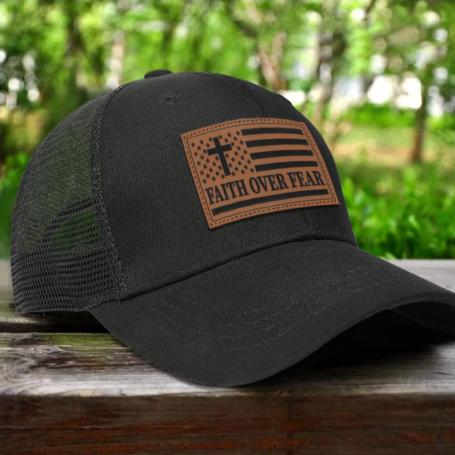 Christian Gifts for Men Women，Christian Hats，Faith Country Hat,Jesus Trucker Hats Mesh-Back Baseball Cap
