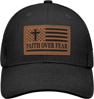 Christian Gifts for Men Women，Christian Hats，Faith Country Hat,Jesus Trucker Hats Mesh-Back Baseball Cap
