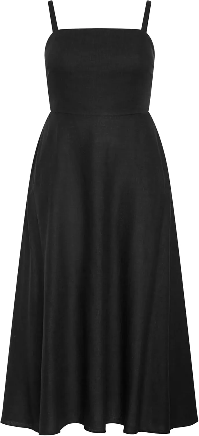 City Chic Women's Plus Size Simone Plain Maxi Dress