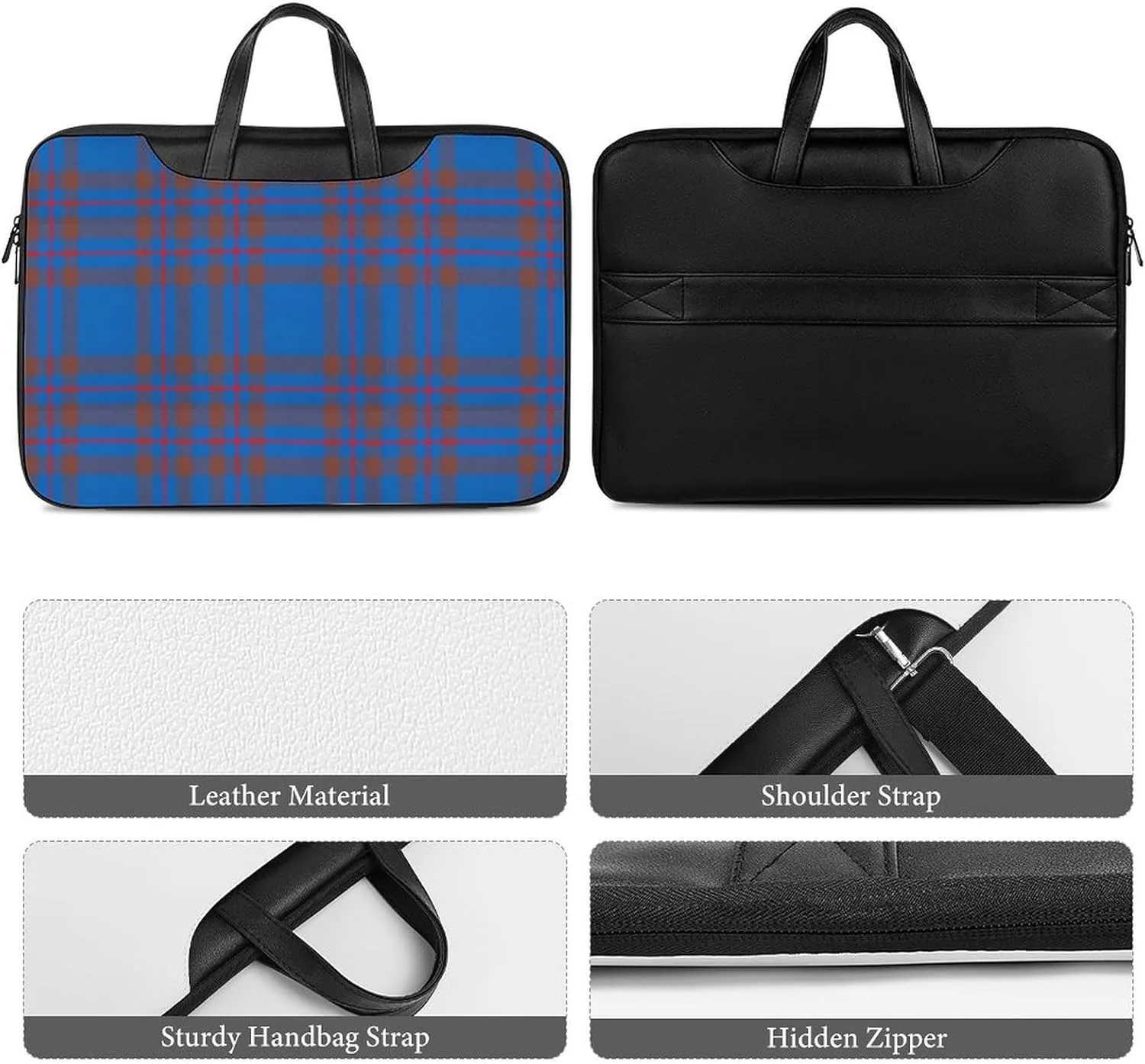 Clan MacArthur Arthur Handheld Single Shoulder Crossbody Laptop Bag Unisex