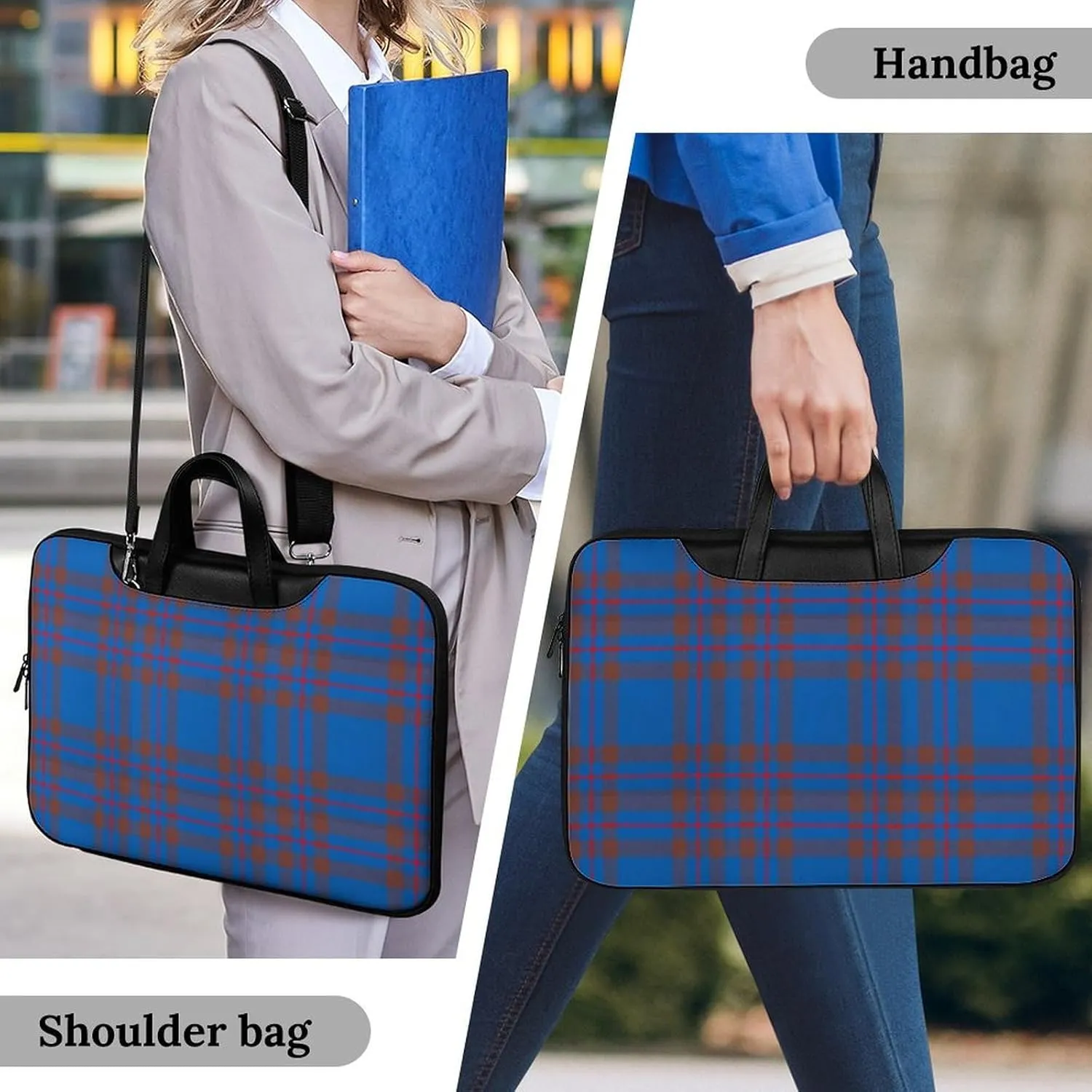 Clan MacArthur Arthur Handheld Single Shoulder Crossbody Laptop Bag Unisex