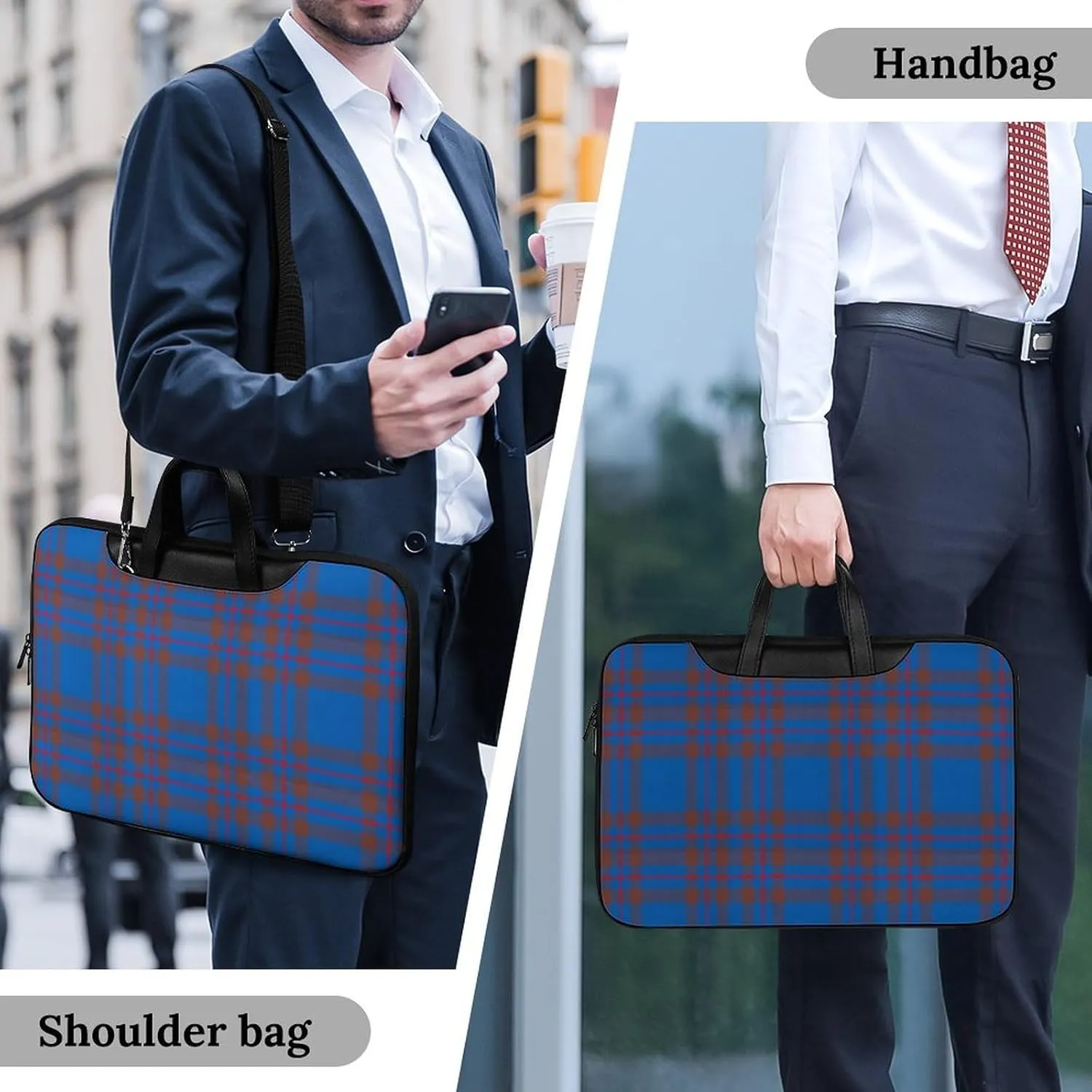 Clan MacArthur Arthur Handheld Single Shoulder Crossbody Laptop Bag Unisex