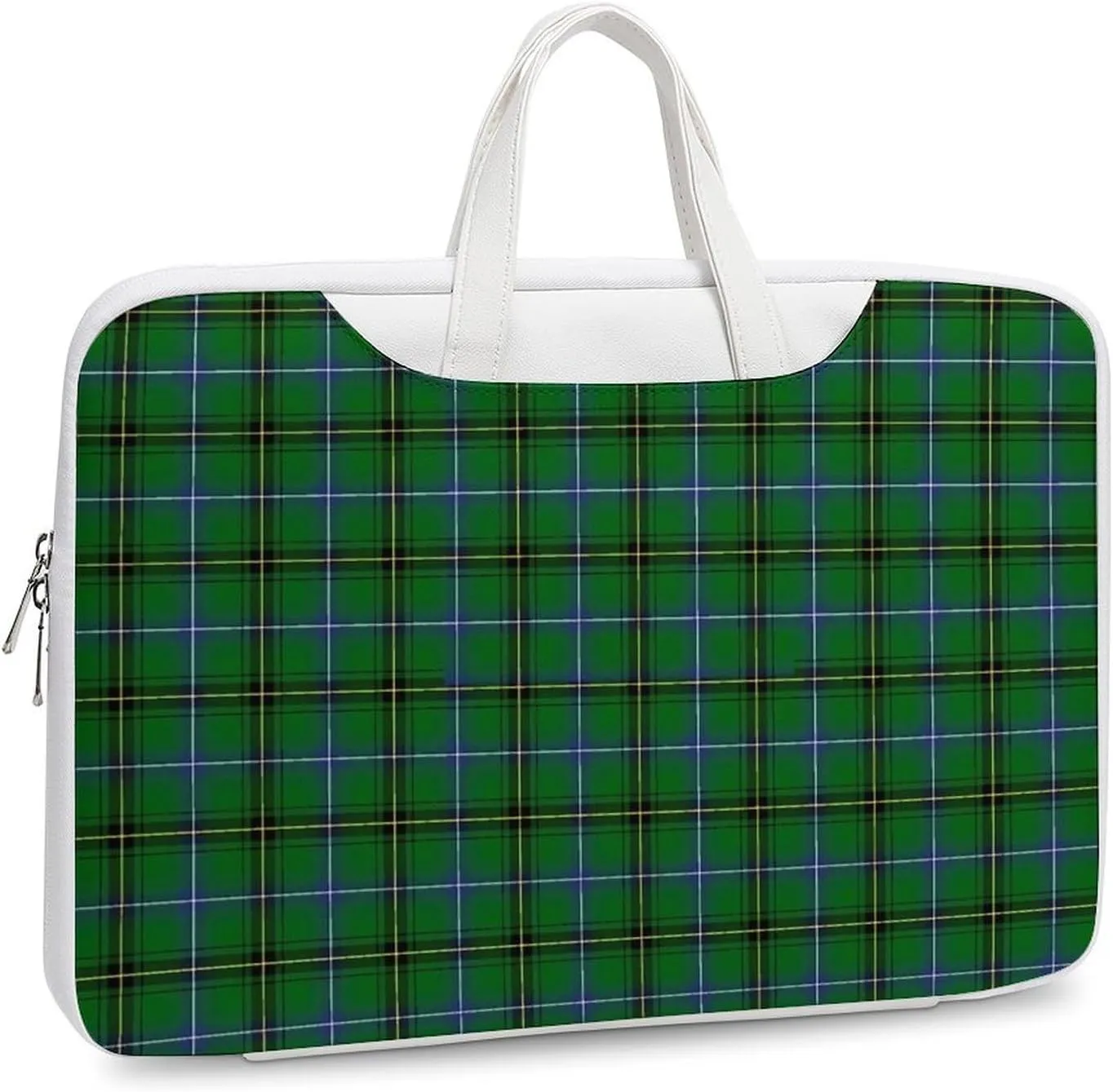 Clan Rutherford Tartan Handheld Single Shoulder Crossbody Laptop Bag Unisex