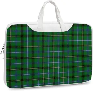 Clan Rutherford Tartan Handheld Single Shoulder Crossbody Laptop Bag Unisex