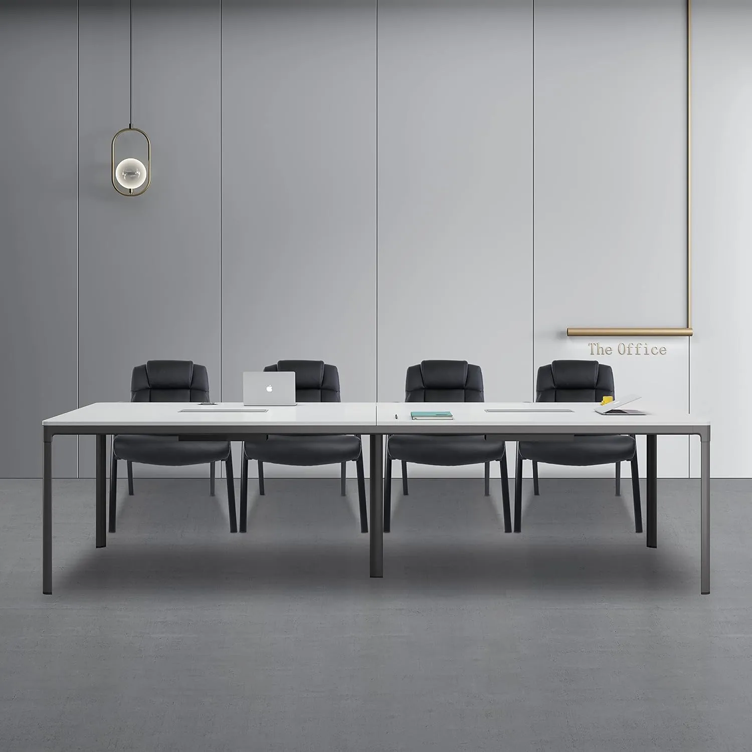 CLATINA Big & Tall 500 lb. Guest Chair, Leather Reception Chairs with Padded Arm Rest for Waiting Room Office Home and Meeting Conference-Black