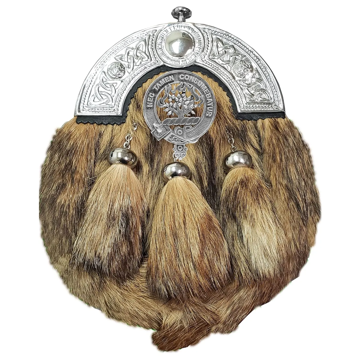 Clergy Scottish Clan Crest Badge Dress Fur Sporran