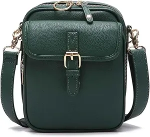 Collaboraten1 Crossbody Leather Bag, 2025 New Urvashi Crossbody Leather Bag, Anti-Theft Retro Design, Large Capacity