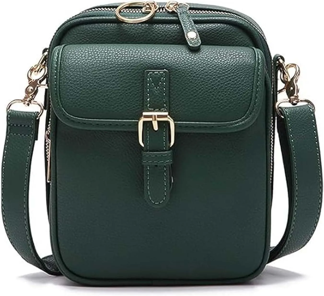Collaboraten1 Crossbody Leather Bag, 2025 New Urvashi Crossbody Leather Bag, Anti-Theft Retro Design, Large Capacity